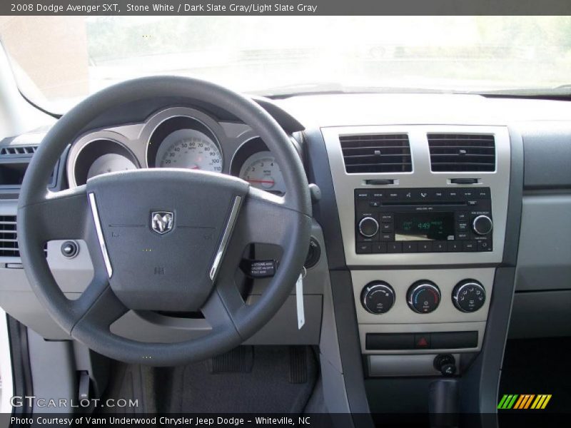 Stone White / Dark Slate Gray/Light Slate Gray 2008 Dodge Avenger SXT