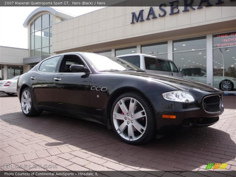 Nero (Black) / Nero 2007 Maserati Quattroporte Sport GT