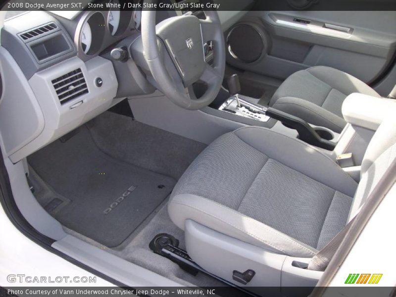 Stone White / Dark Slate Gray/Light Slate Gray 2008 Dodge Avenger SXT