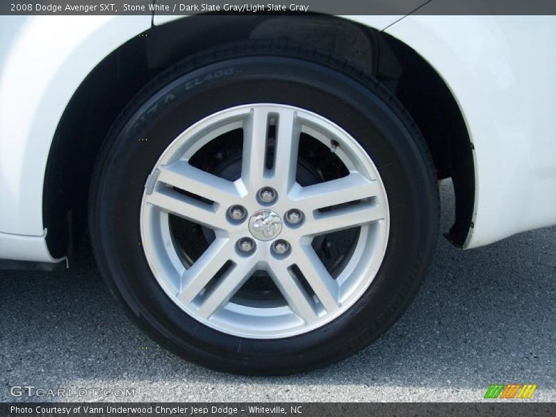 Stone White / Dark Slate Gray/Light Slate Gray 2008 Dodge Avenger SXT
