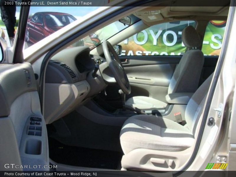 Desert Sand Mica / Taupe 2003 Toyota Camry LE