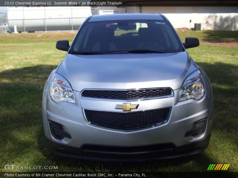 Summit White / Jet Black/Light Titanium 2010 Chevrolet Equinox LS