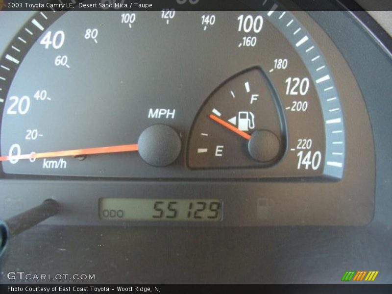 Desert Sand Mica / Taupe 2003 Toyota Camry LE