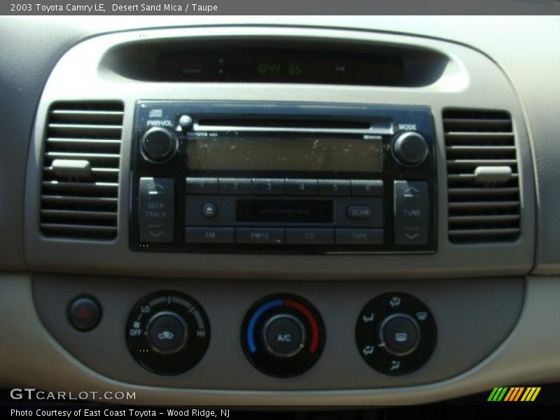 Desert Sand Mica / Taupe 2003 Toyota Camry LE