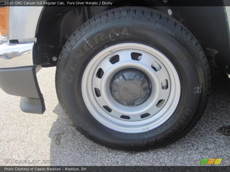 Pure Silver Metallic / Ebony 2010 GMC Canyon SLE Regular Cab