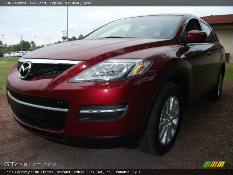 Copper Red Mica / Sand 2009 Mazda CX-9 Sport