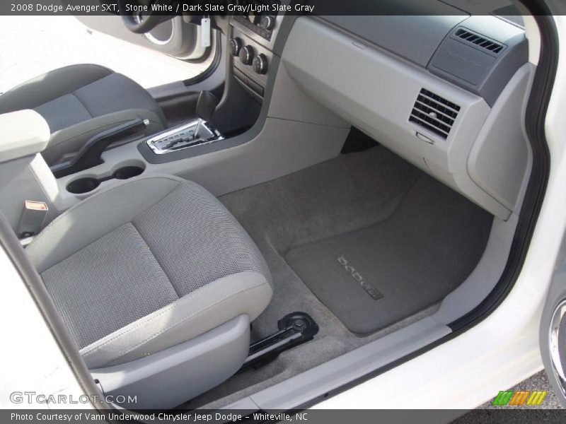 Stone White / Dark Slate Gray/Light Slate Gray 2008 Dodge Avenger SXT