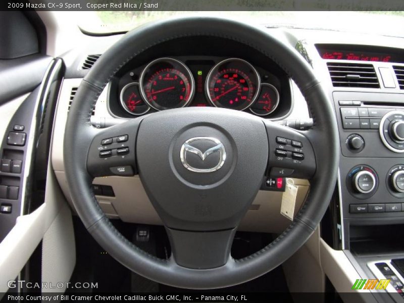 Copper Red Mica / Sand 2009 Mazda CX-9 Sport