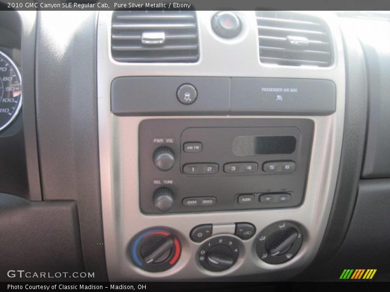 Pure Silver Metallic / Ebony 2010 GMC Canyon SLE Regular Cab