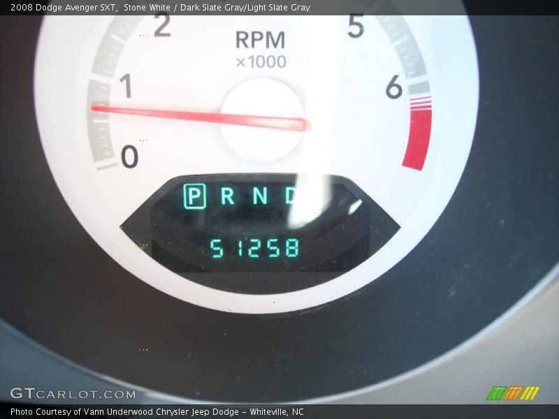 Stone White / Dark Slate Gray/Light Slate Gray 2008 Dodge Avenger SXT