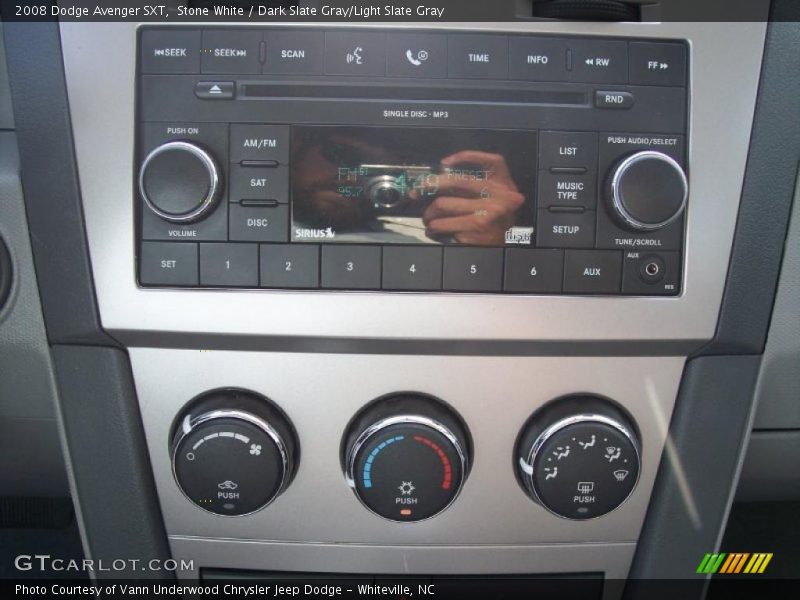 Stone White / Dark Slate Gray/Light Slate Gray 2008 Dodge Avenger SXT