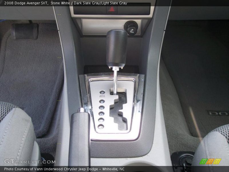 Stone White / Dark Slate Gray/Light Slate Gray 2008 Dodge Avenger SXT