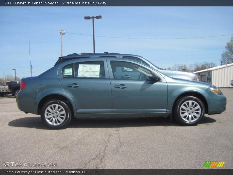 Silver Moss Metallic / Gray 2010 Chevrolet Cobalt LS Sedan