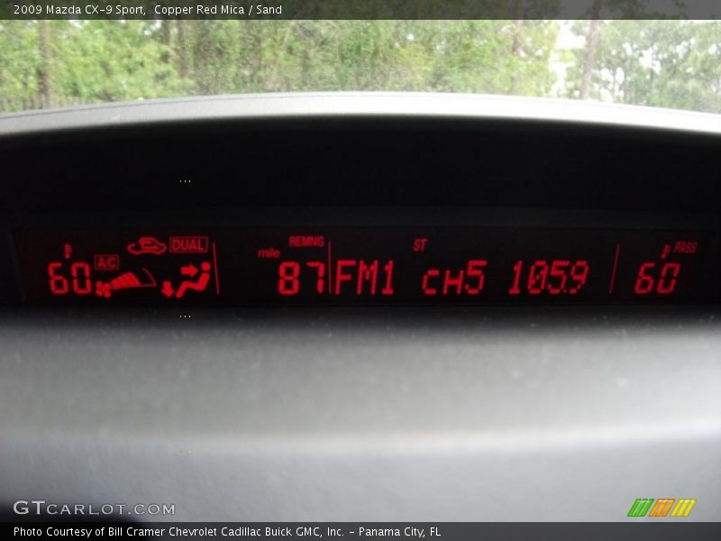 Copper Red Mica / Sand 2009 Mazda CX-9 Sport