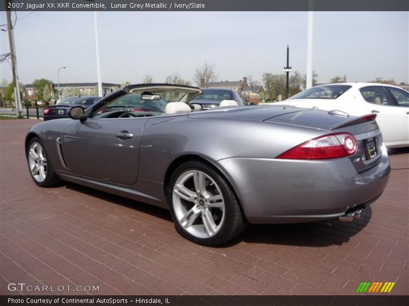 Lunar Grey Metallic / Ivory/Slate 2007 Jaguar XK XKR Convertible