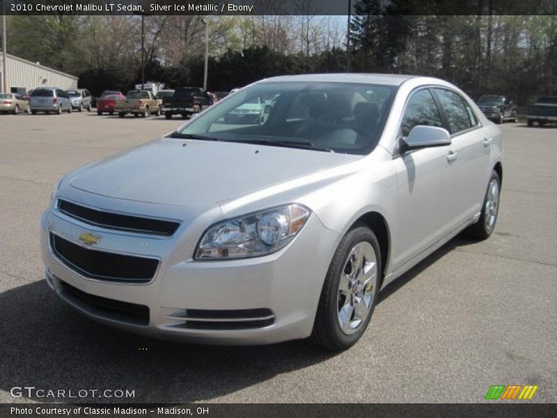Silver Ice Metallic / Ebony 2010 Chevrolet Malibu LT Sedan