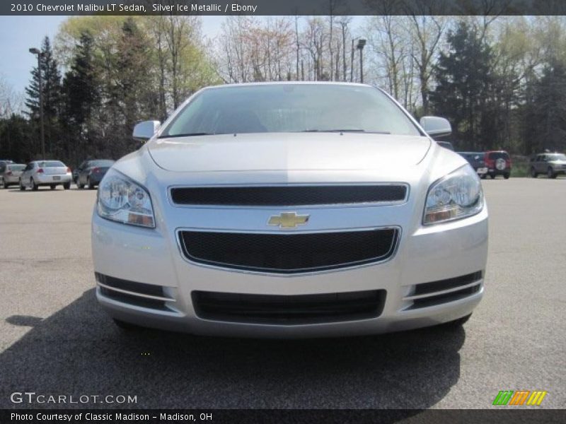 Silver Ice Metallic / Ebony 2010 Chevrolet Malibu LT Sedan