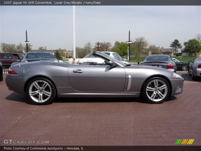 Lunar Grey Metallic / Ivory/Slate 2007 Jaguar XK XKR Convertible