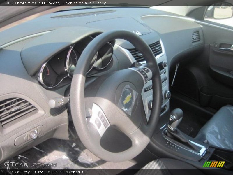 Silver Ice Metallic / Ebony 2010 Chevrolet Malibu LT Sedan