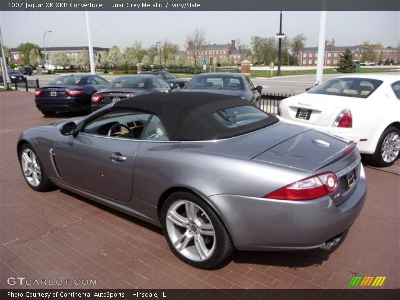 Lunar Grey Metallic / Ivory/Slate 2007 Jaguar XK XKR Convertible