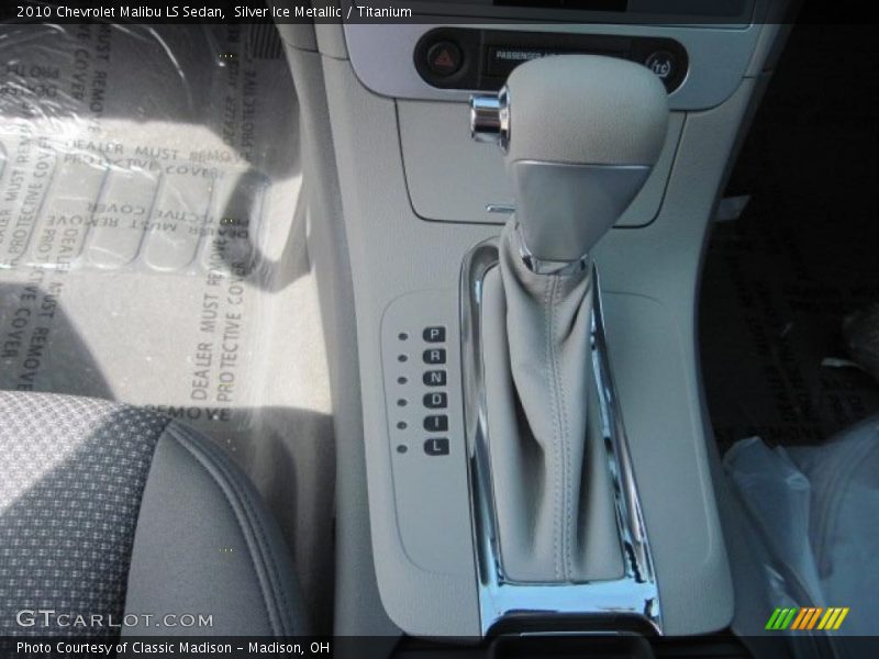 Silver Ice Metallic / Titanium 2010 Chevrolet Malibu LS Sedan