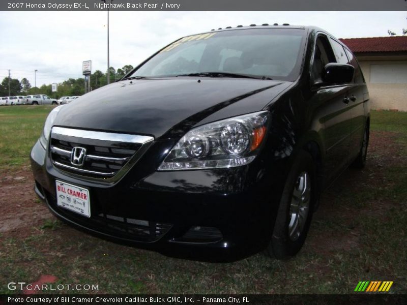 Nighthawk Black Pearl / Ivory 2007 Honda Odyssey EX-L