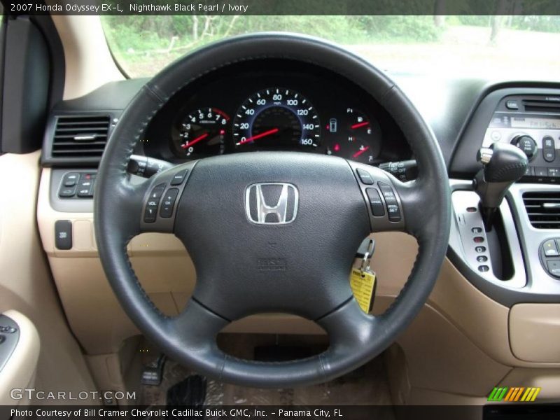 Nighthawk Black Pearl / Ivory 2007 Honda Odyssey EX-L
