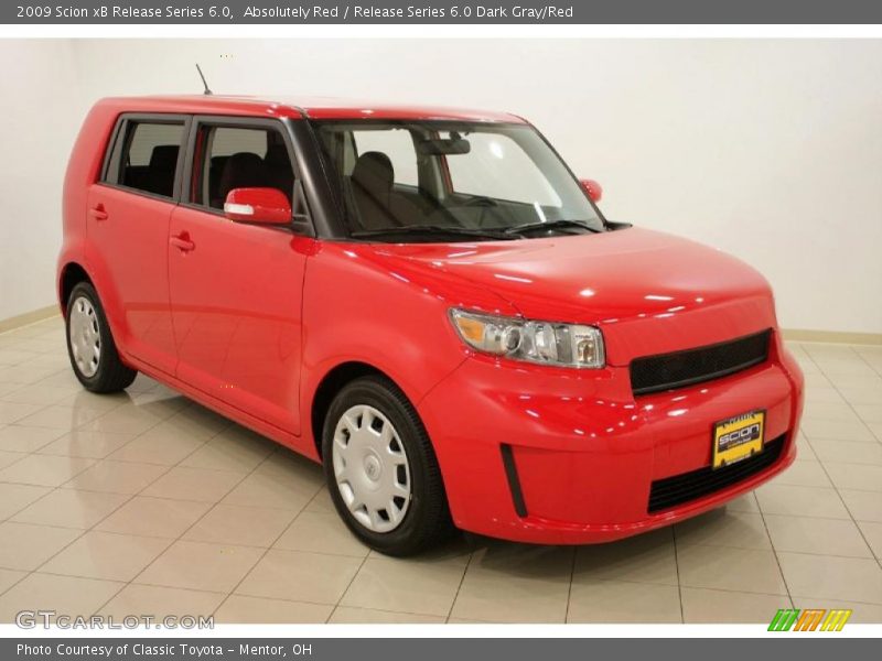 Absolutely Red / Release Series 6.0 Dark Gray/Red 2009 Scion xB Release Series 6.0