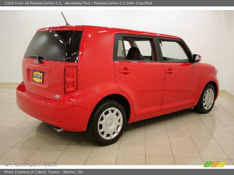 Absolutely Red / Release Series 6.0 Dark Gray/Red 2009 Scion xB Release Series 6.0