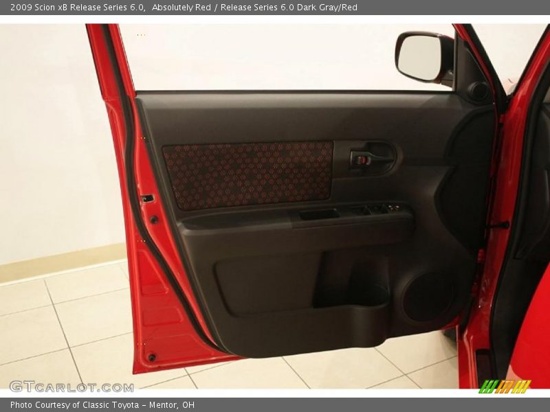 Absolutely Red / Release Series 6.0 Dark Gray/Red 2009 Scion xB Release Series 6.0