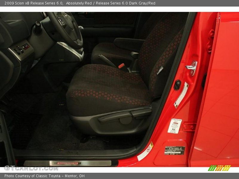 Absolutely Red / Release Series 6.0 Dark Gray/Red 2009 Scion xB Release Series 6.0