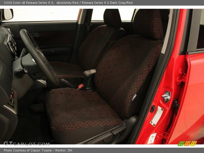 Absolutely Red / Release Series 6.0 Dark Gray/Red 2009 Scion xB Release Series 6.0