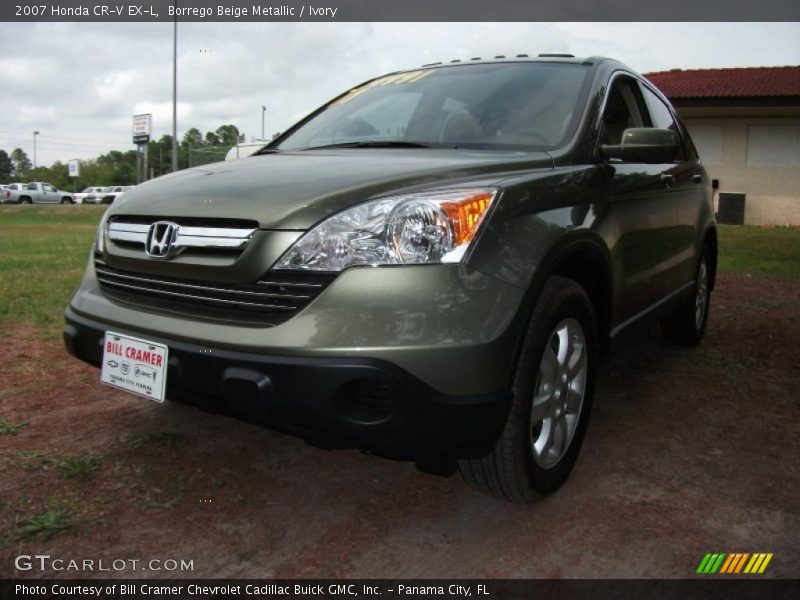 Borrego Beige Metallic / Ivory 2007 Honda CR-V EX-L