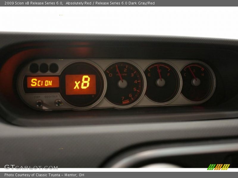 Absolutely Red / Release Series 6.0 Dark Gray/Red 2009 Scion xB Release Series 6.0
