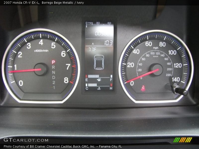 Borrego Beige Metallic / Ivory 2007 Honda CR-V EX-L