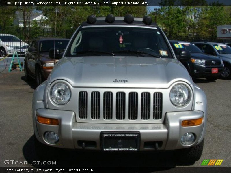 Bright Silver Metallic / Light Taupe/Dark Slate Gray 2004 Jeep Liberty Renegade 4x4