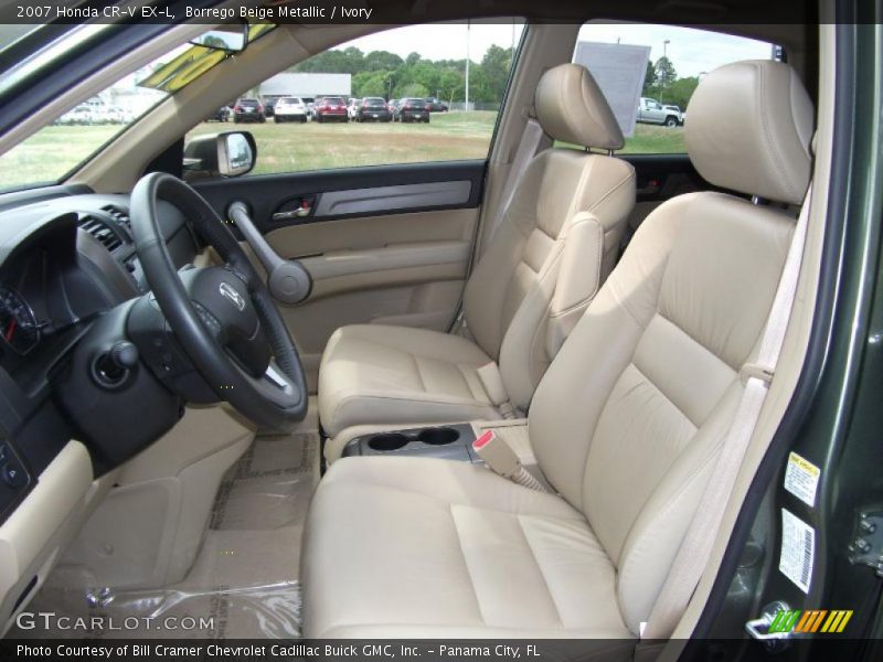 Borrego Beige Metallic / Ivory 2007 Honda CR-V EX-L