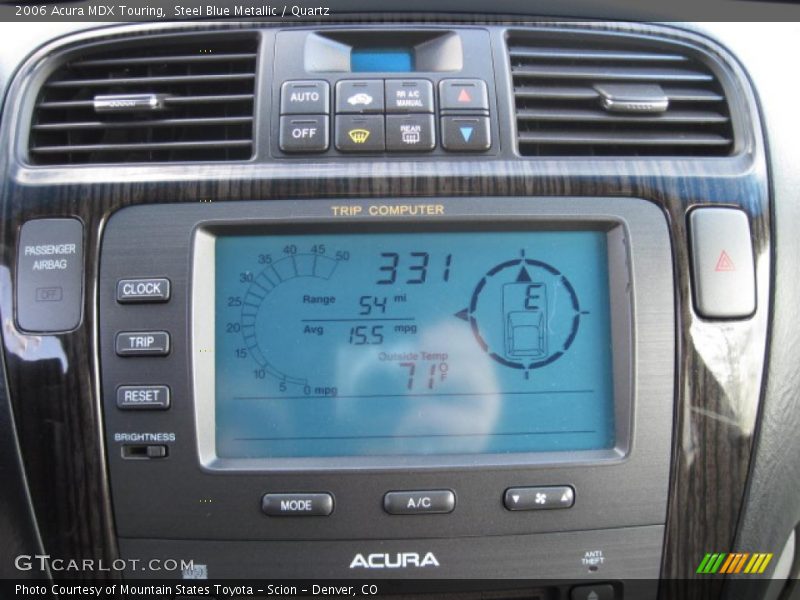 Steel Blue Metallic / Quartz 2006 Acura MDX Touring