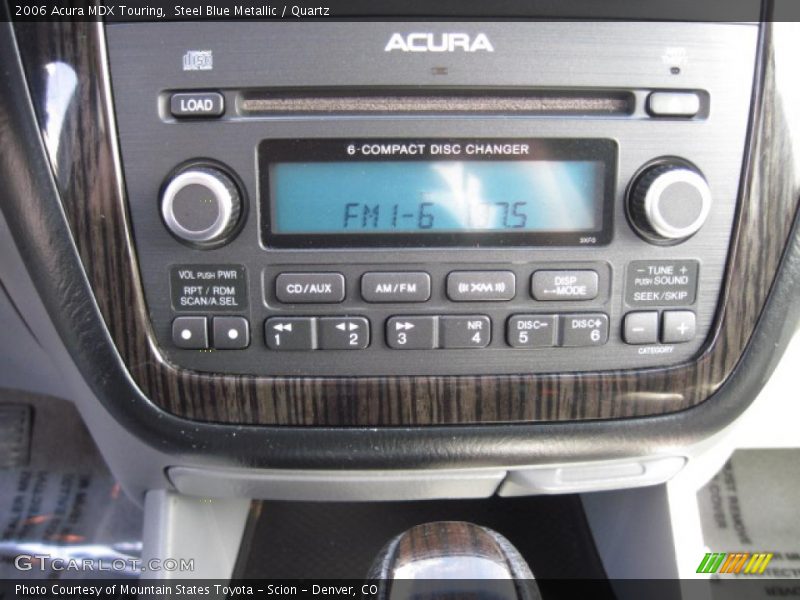 Steel Blue Metallic / Quartz 2006 Acura MDX Touring