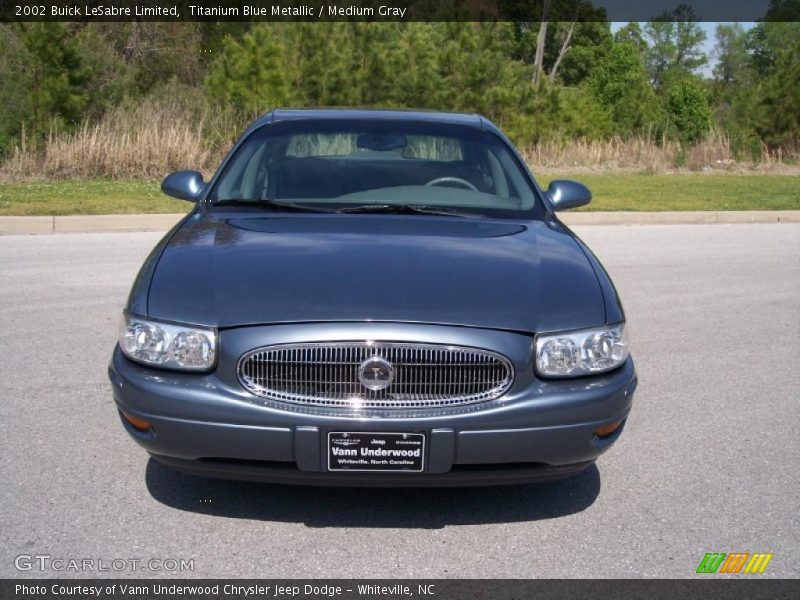 Titanium Blue Metallic / Medium Gray 2002 Buick LeSabre Limited