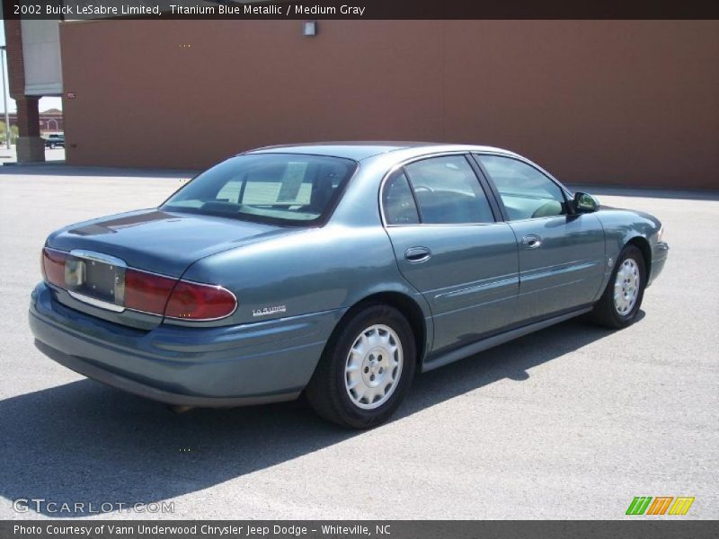 Titanium Blue Metallic / Medium Gray 2002 Buick LeSabre Limited