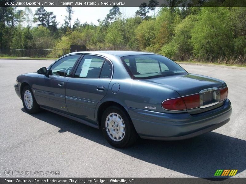 Titanium Blue Metallic / Medium Gray 2002 Buick LeSabre Limited