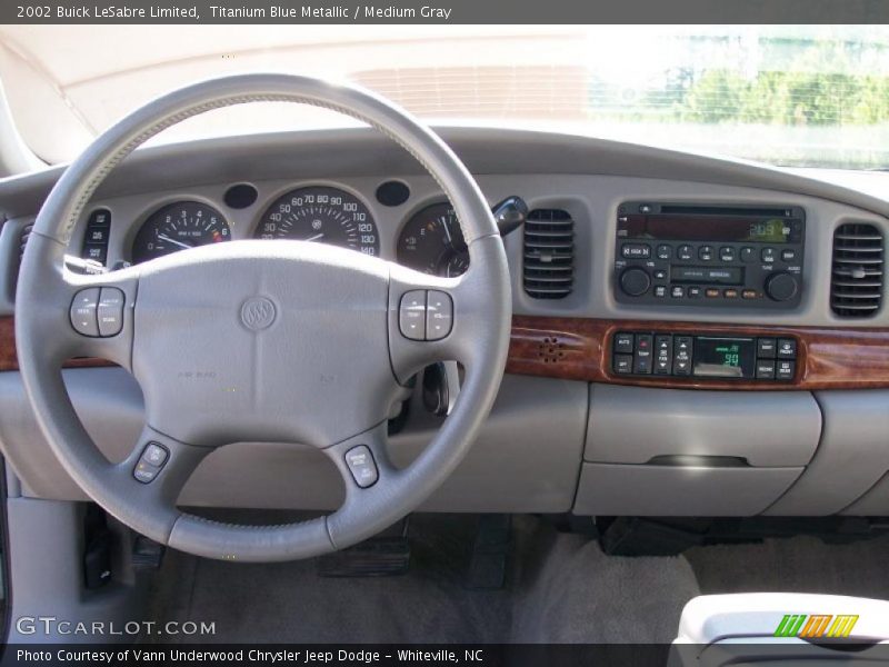 Titanium Blue Metallic / Medium Gray 2002 Buick LeSabre Limited