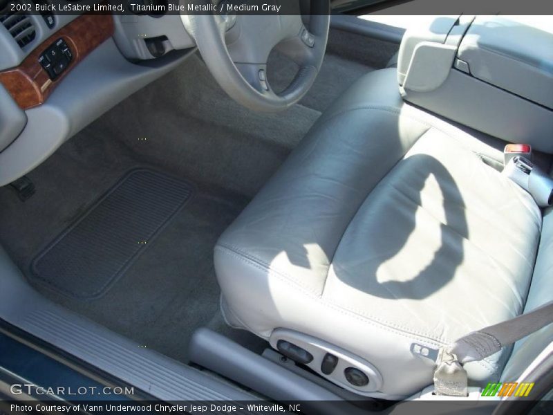 Titanium Blue Metallic / Medium Gray 2002 Buick LeSabre Limited
