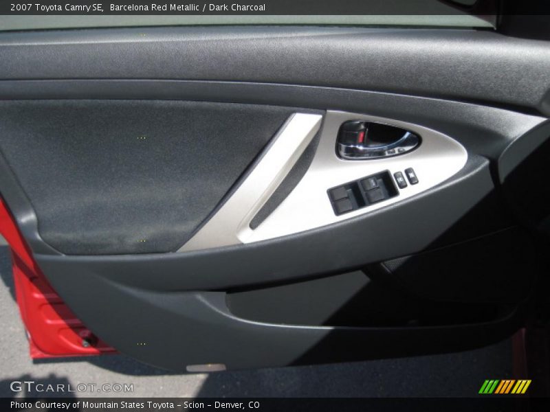 Barcelona Red Metallic / Dark Charcoal 2007 Toyota Camry SE