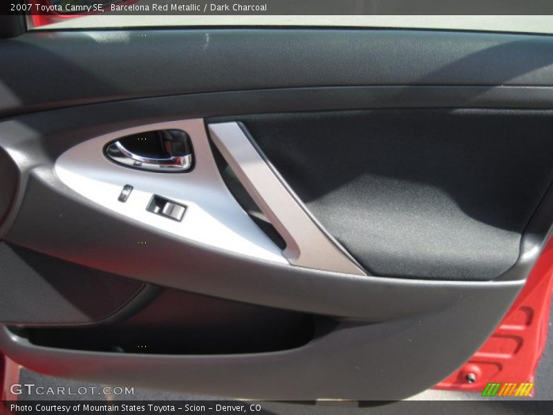 Barcelona Red Metallic / Dark Charcoal 2007 Toyota Camry SE