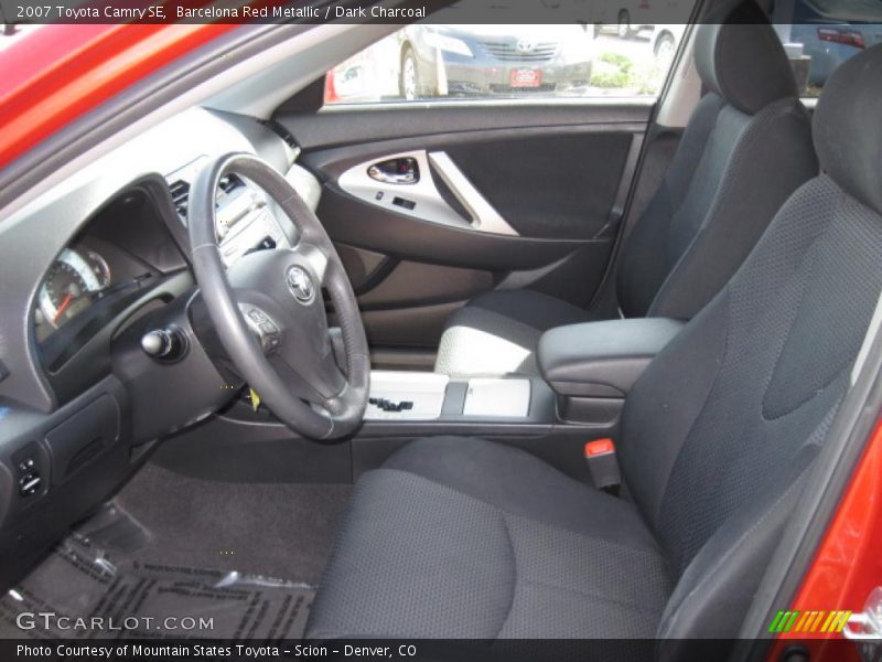 Barcelona Red Metallic / Dark Charcoal 2007 Toyota Camry SE