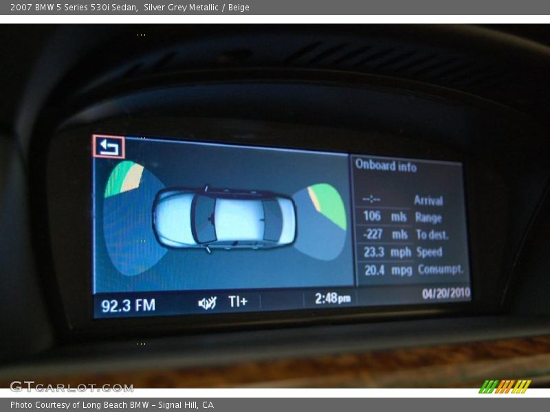 Silver Grey Metallic / Beige 2007 BMW 5 Series 530i Sedan