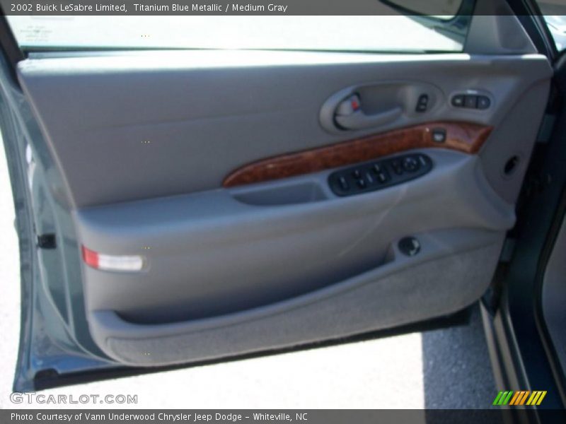 Titanium Blue Metallic / Medium Gray 2002 Buick LeSabre Limited