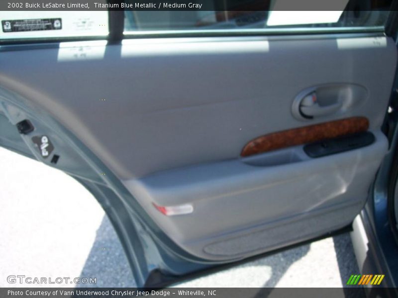 Titanium Blue Metallic / Medium Gray 2002 Buick LeSabre Limited